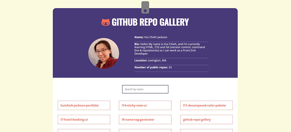 github repo gallery
